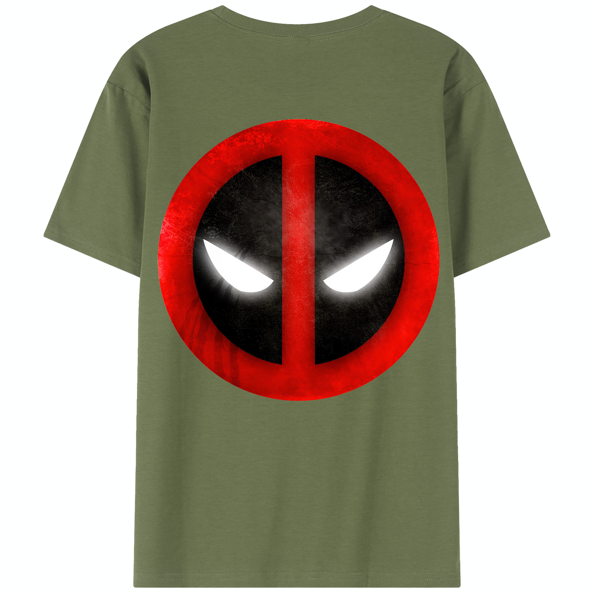 （画像用） Deadpool デッドプール 綿100％半袖Tシャツ（背面プリント）
